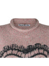 Heart Print Chunky Knit Sweater A60552 - ACNE STUDIOS - BALAAN 6