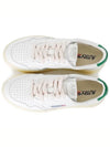 Medalist Green Tab Leather Low Top Sneakers White - AUTRY - BALAAN 4