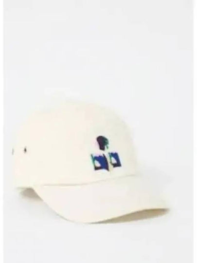 Tyron Embroidered Logo Ball Cap White - ISABEL MARANT - BALAAN 2