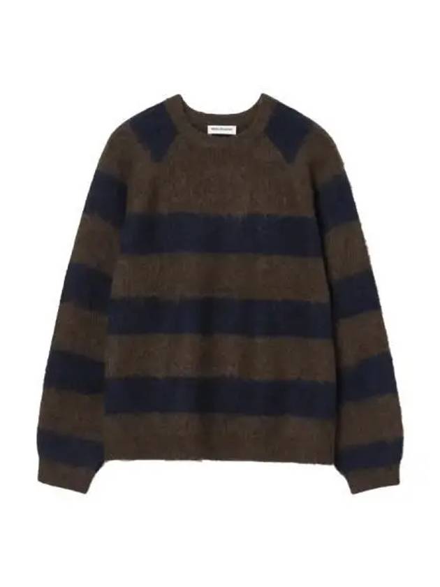 Milo Archives Multi Stripe Mohair Knit Navy - MILLO ARCHIVE - BALAAN 1