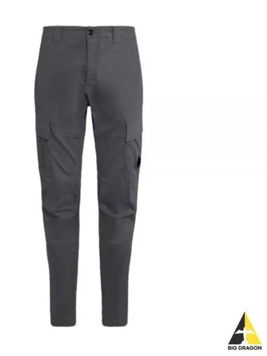 Stretch Satin Cargo Straight Pants Grey - CP COMPANY - BALAAN 2