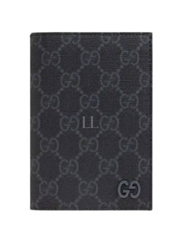 GG Supreme Passport Wallet Black - GUCCI - BALAAN 2