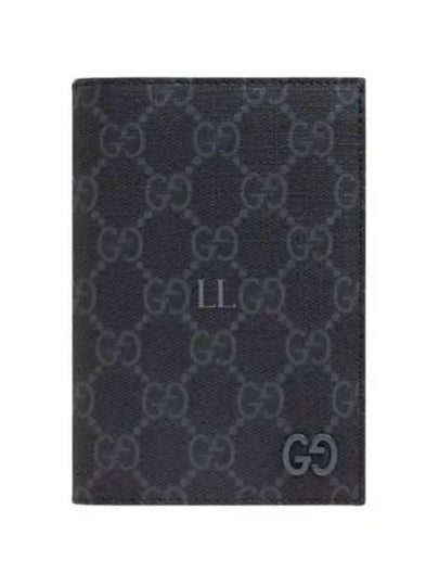 GG Supreme Passport Wallet Black - GUCCI - BALAAN 2