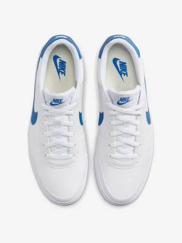 Court Shot Low-Top Sneakers White Blue - NIKE - BALAAN 3