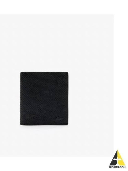 Men s Chantaco Compact Wallet Black - LACOSTE - BALAAN 1