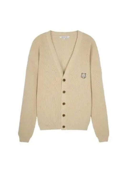 Bold Fox Head Cardigan Ivory - MAISON KITSUNE - BALAAN 2