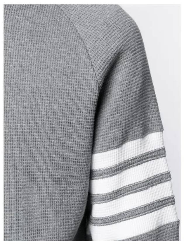 4 Bar Stripe Sweatshirt Grey - THOM BROWNE - BALAAN 5