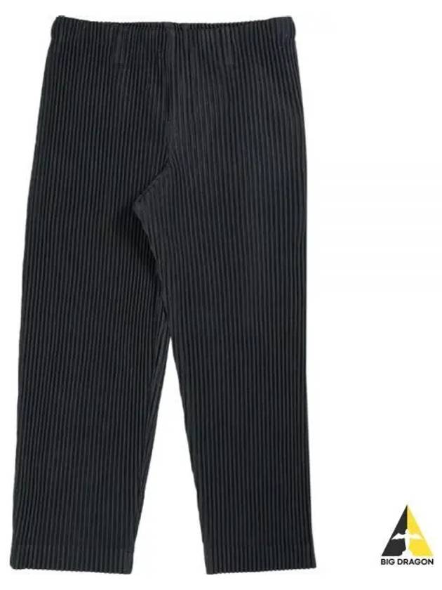 Tailored Pleated Straight Pants Black - ISSEY MIYAKE - BALAAN 2