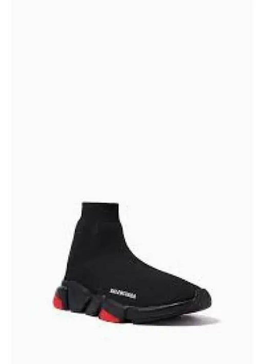 Speedrunner High Top Sneakers Black Red - BALENCIAGA - BALAAN 2