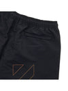 Diag logo swim shorts black - OFF WHITE - BALAAN.