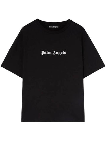 logo print t-shirt - PALM ANGELS - BALAAN 1