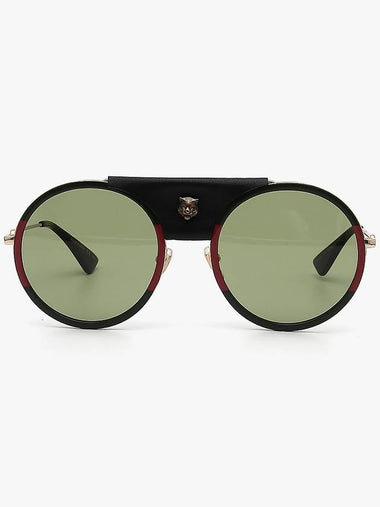 Eyewear Round Frame Sunglasses Green - GUCCI - BALAAN 1