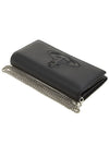 Smooth Leather Injected Of Long Wallet Black - VIVIENNE WESTWOOD - BALAAN 5