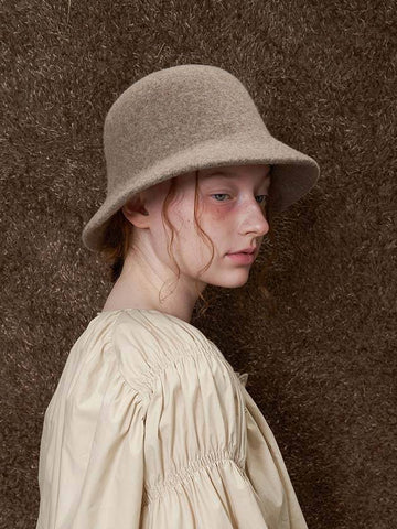 Classic Wool Formed Hat - BROWN HAT - BALAAN 1