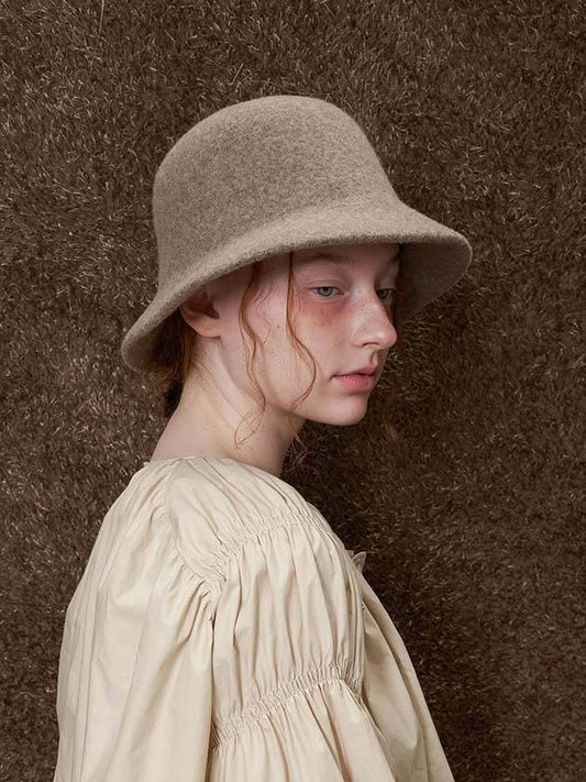 Classic Wool Formed Hat - BROWN HAT - BALAAN 1