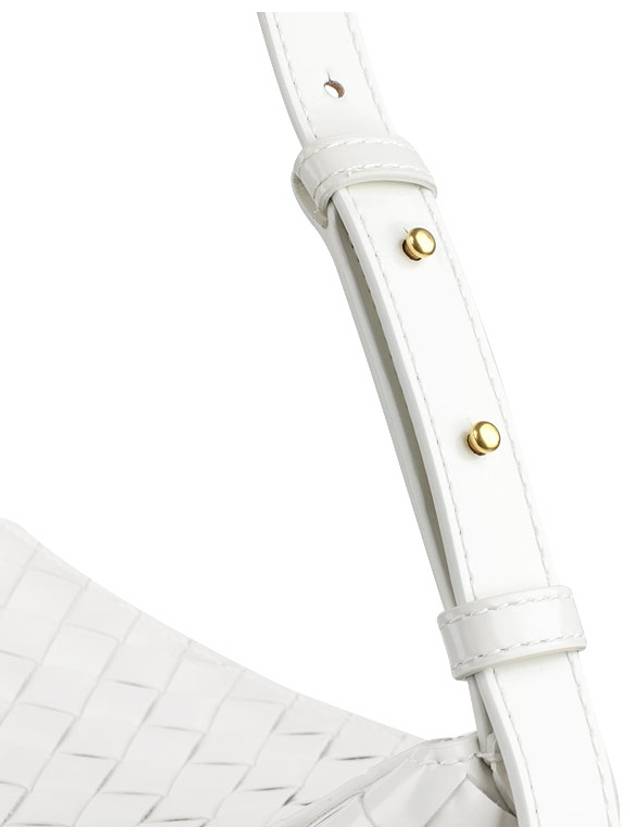 Intrecciato Flap Shoulder Bag White - BOTTEGA VENETA - BALAAN 8