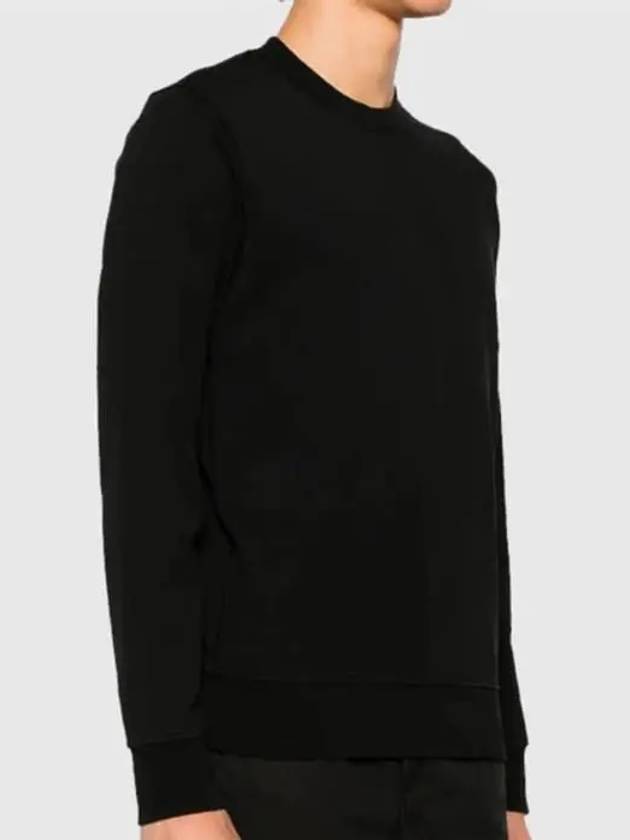 Compass Patch Crew Neck Sweatshirt Black - STONE ISLAND - BALAAN 4