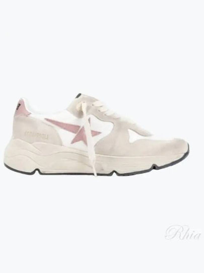 Running Sole Suede Low Top Sneakers Cream - GOLDEN GOOSE - BALAAN 2