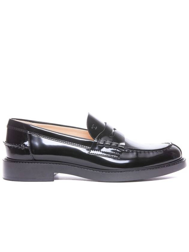 Women's Patent Leather Penny Loafers Black - TOD'S - BALAAN 2