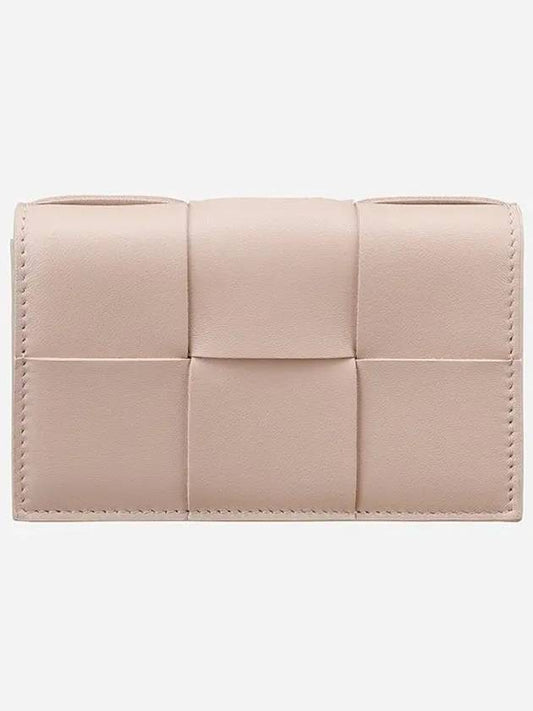 Intrecciato Flap Card Wallet Lotus - BOTTEGA VENETA - BALAAN 2