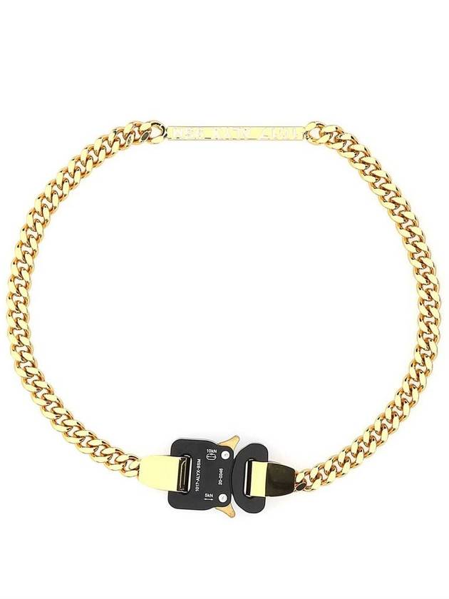 tone buckle chain necklace gold - 1017 ALYX 9SM - BALAAN 2