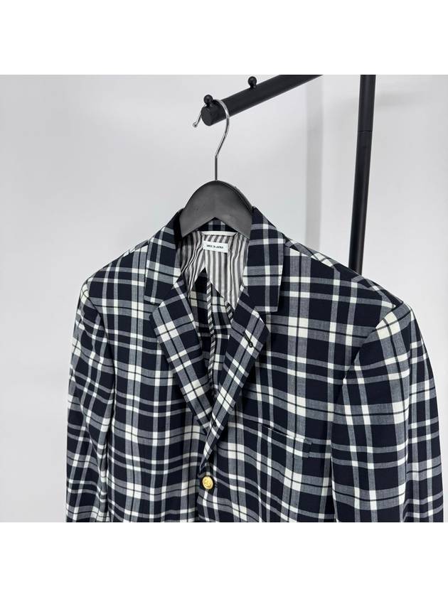 Check blazer jacket size 3 - THOM BROWNE - BALAAN 3