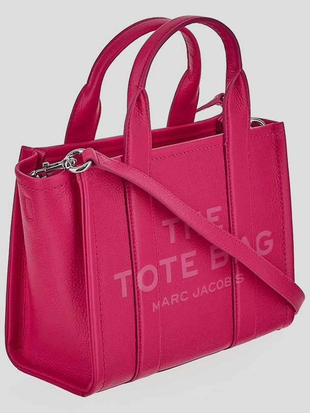 Small Leather Tote Bag Fuchsia - MARC JACOBS - BALAAN 3