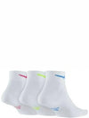 Everyday Cushion Ankle Socks 3 Pack White - NIKE - BALAAN 3