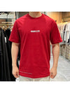 Genius Fragment Logo Short Sleeve TShirt Red - MONCLER - BALAAN 2