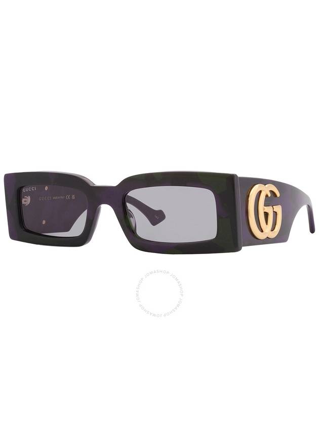 logo decorated rectangular frame sunglasses GG1425S - GUCCI - BALAAN 4