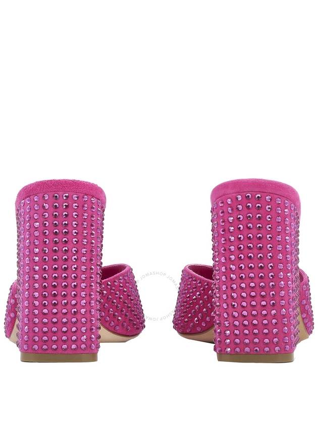 Paris Texas Pink Ruby Holly Anja Crystal Embellished Mules Brand Size 37 US Size 7 - PARIS TEXAS - BALAAN 3