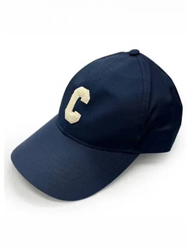 Logo Patch Baseball Cap Marine Hat 270739 - CELINE - BALAAN 1