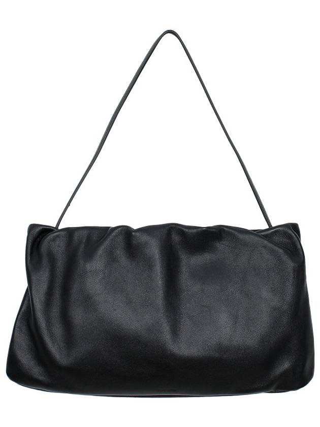 Bourse XL Leather Shoulder Bag Black - THE ROW - BALAAN 4