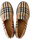 Checked Wool Loafers Archive Beige - BURBERRY - BALAAN 3