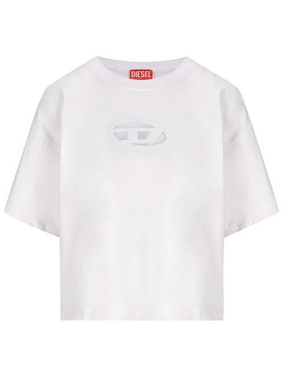 T Bucks Crop Od Cotton T-Shirt A150960NIAX - DIESEL - BALAAN 2