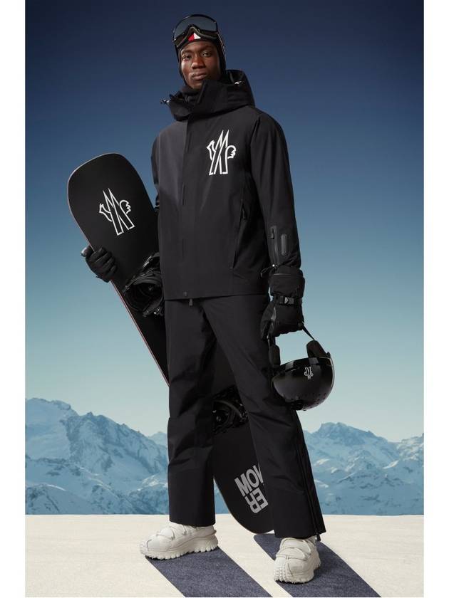 Ski Wide Pants Black - MONCLER - BALAAN 11