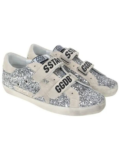 Old School Glitter Low Top Sneakers Silver - GOLDEN GOOSE - BALAAN 2