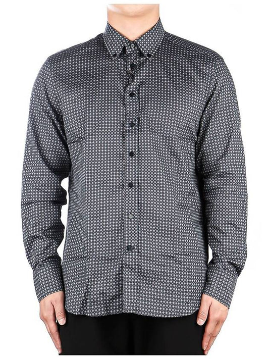 geometric print cotton shirt 163655754 - ETRO - BALAAN 2