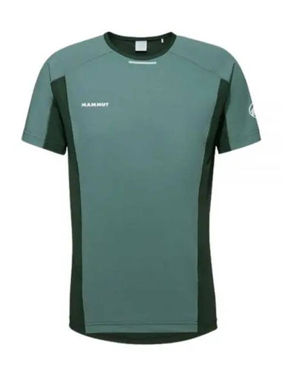 Aenergy FL ​​Short Sleeve T-Shirt Dark Green - MAMMUT - BALAAN 2