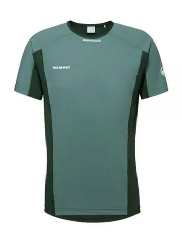 Aenergy FL ​​Short Sleeve T-Shirt Dark Green - MAMMUT - BALAAN 1