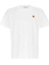 Fox Head Patch Classic Short Sleeve T-Shirt White - MAISON KITSUNE - BALAAN 2