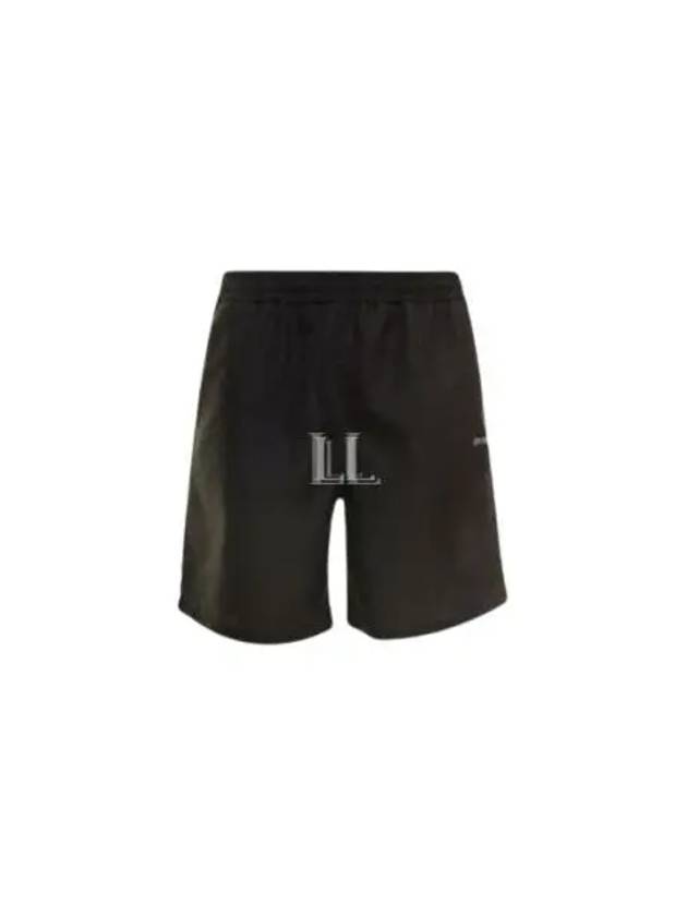 Graphic Striped Swim Shorts Black - OFF WHITE - BALAAN 2