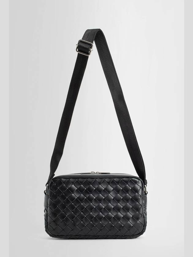 Classic Intrecciato Small Camera Cross Bag Black - BOTTEGA VENETA - BALAAN 4