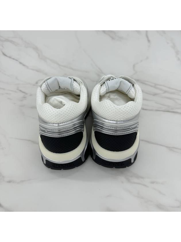 Shasix Sneakers Fabric Laminated Silver G39792 - CHANEL - BALAAN 5