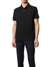 30 points custom slim fit mesh polo shirt black - POLO RALPH LAUREN - BALAAN 1