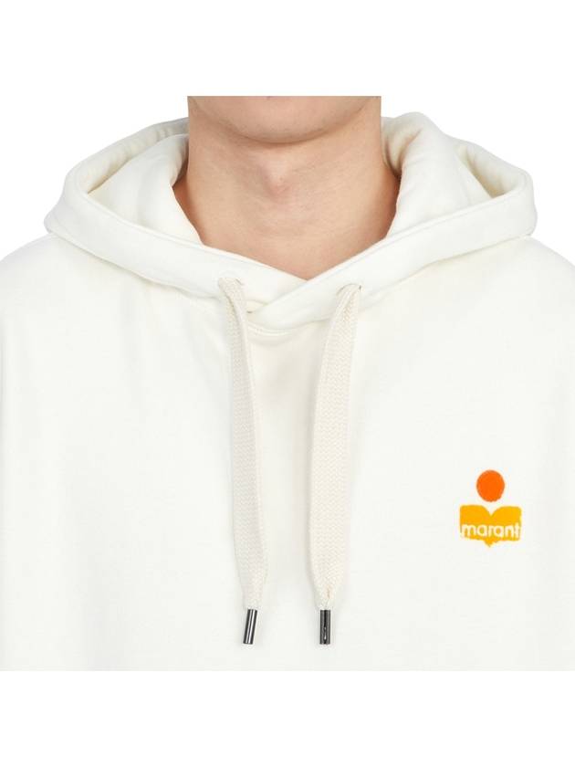 Malek Logo Hoodie White - ISABEL MARANT - BALAAN 7