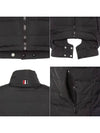 4 Bar Poly Twill Down Vest Charcoal - THOM BROWNE - BALAAN 10