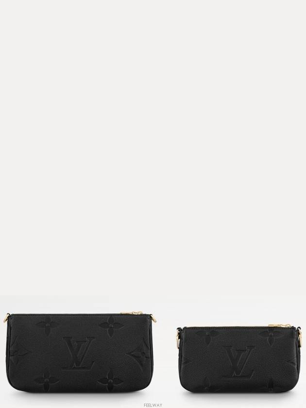 Multi Pochette Accessoires Shoulder Bag Black - LOUIS VUITTON - BALAAN 6