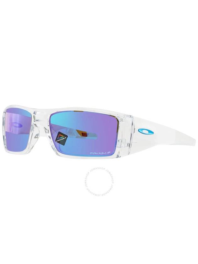 Oakley Heliostat Prizm Sapphire Polarized Wrap Men's Sunglasses OO9231 923107 61 - OAKLEY - BALAAN 2