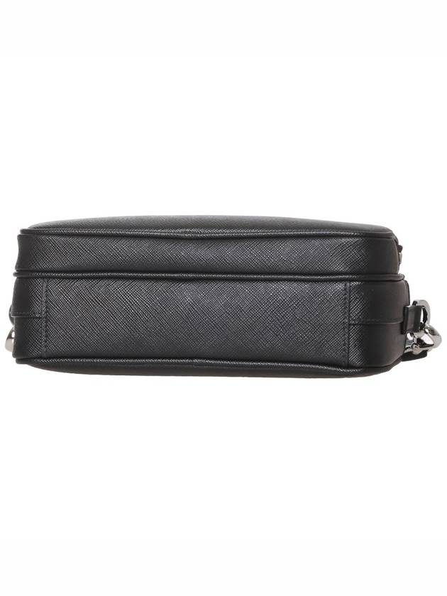 Saffiano Leather Shoulder Bag Black - PRADA - BALAAN 5